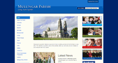 Desktop Screenshot of mullingarparish.ie