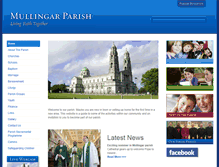 Tablet Screenshot of mullingarparish.ie